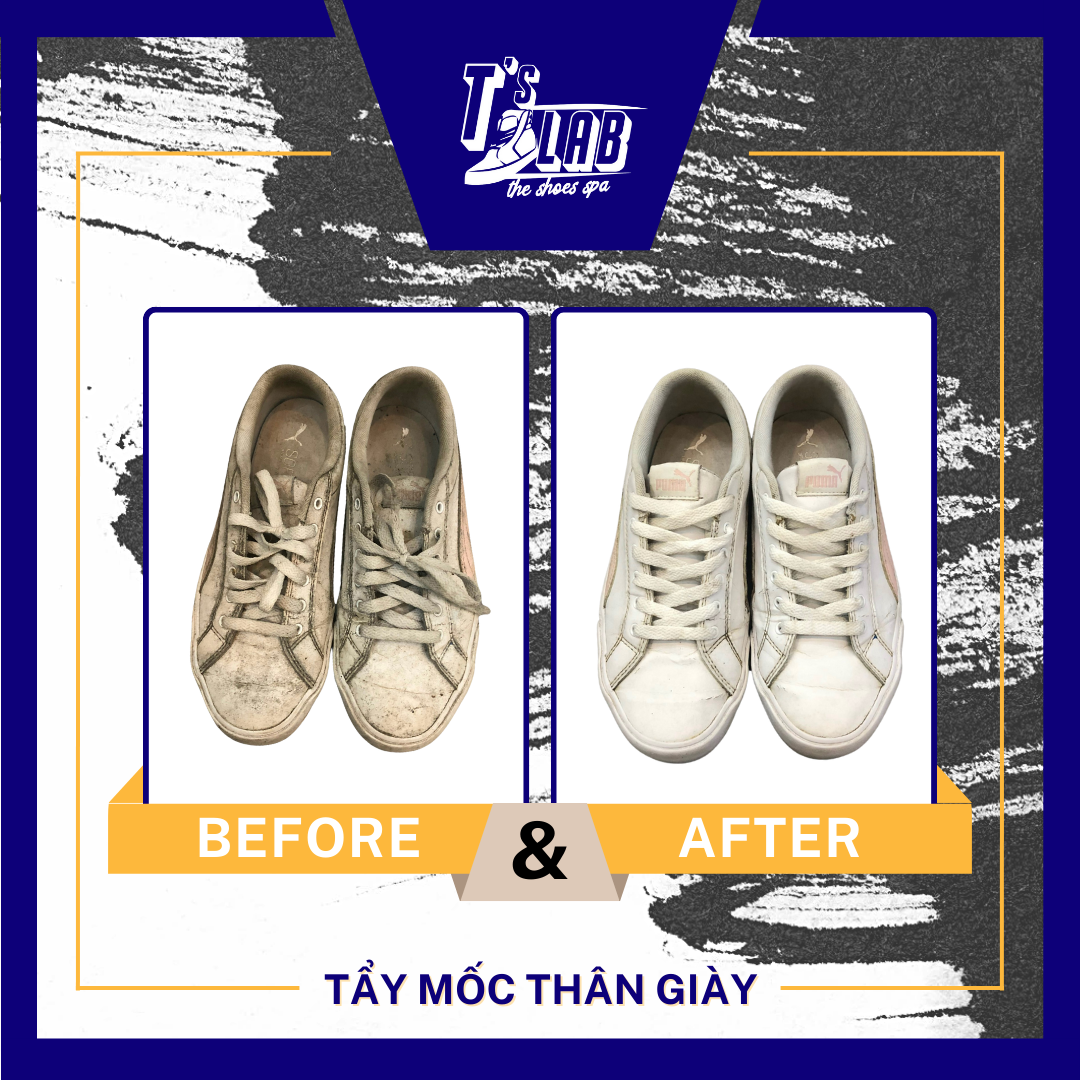Tẩy Mốc Thân Giày